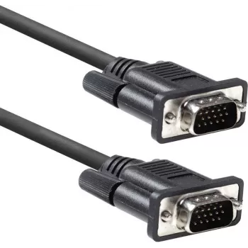 ACT AC3513 VGA kabelis 3m Male to Male melns