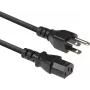 ACT AK5443 barošanas kabelis NEMA 5-15P uz IEC C13 1m melns