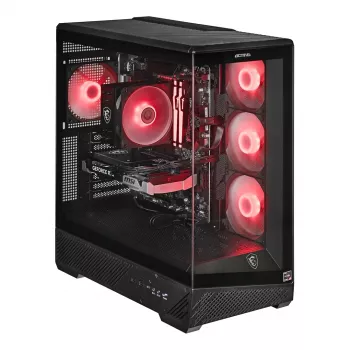 Actina galddators AMD Ryzen 5 5600 16GB DDR4 500GB SSD NVIDIA GeForce RTX 5060 Windows 11 Home Midi Tower melns
