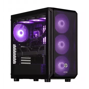 Actina PC AMD Ryzen 7 7800X3D 32 GB DDR5-SDRAM 2 TB SSD AMD Radeon RX 9070 Midi Tower Black