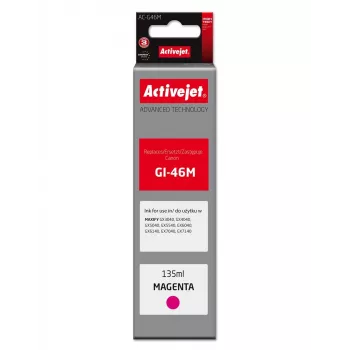 Activejet AC-G46M Magenta tintas pudele Canon GI-46M, 135 ml, High Yield, saderīga