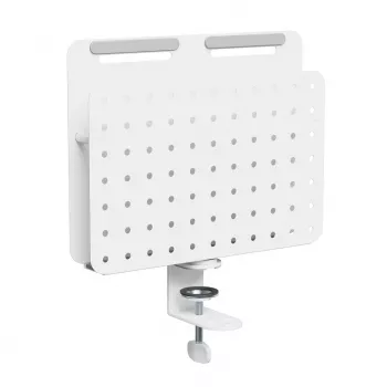 Activejet APB-006W Rotējošs pegboard galda organizators, pelēks un balts