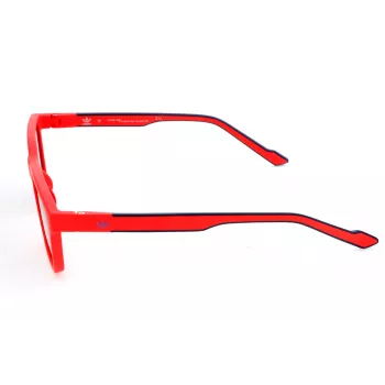 ADIDAS AOR027-053000 Vīriešu saulesbrilles, taisnstūra rāmis, dūmu lēcas, 54/18/145 mm
