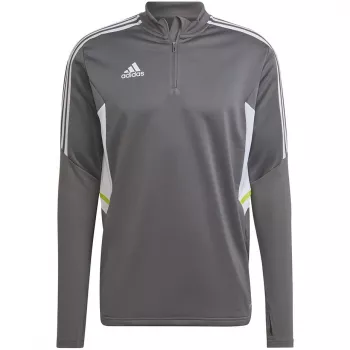 adidas Condivo 22 Treniņu vīriešu džemperis 1/2 rāvējslēdzējs Grey Five/White HD2312