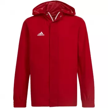 adidas Entrada 22 All-Weather Jacket Vīriešu, Sarkans/Balts