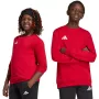adidas Entrada 26 Sweat Top Kids Red 140cm