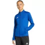 adidas Entrada 26 Sieviešu Pilnās Rāvējslēdzēja Treniņjakas Zilā M
