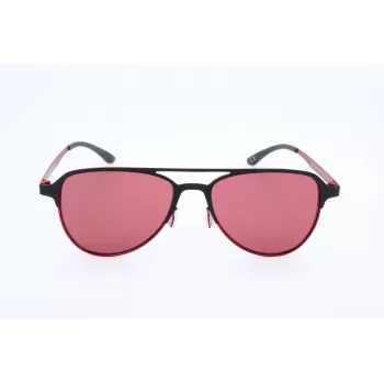 Adidas Men's AOM005-009053 Sport Rectangle Sunglasses - Black Frame Grey Lens 54mm