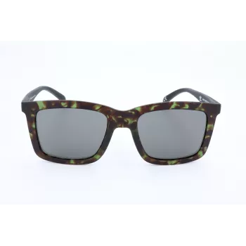 Adidas Men's AOR015-140030 Saulesbrilles - Melns Rāmis, Pelēkas Lēcas, 53mm