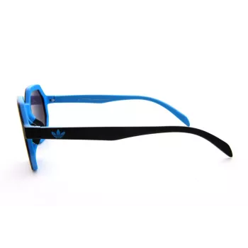 Adidas Originals AOR020-009027 Unisex Rectangular Sunglasses Black Frame Grey Lens 48mm