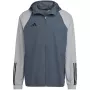 adidas Tiro 23 Competition All-Weather vīriešu jaka Grey HU1320