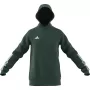 adidas Tiro 23 sacensību jaka ar kapuci zaļa HU1348