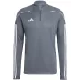 adidas Tiro 23 līgas treniņu džemperis komandas pelēks četri/melns