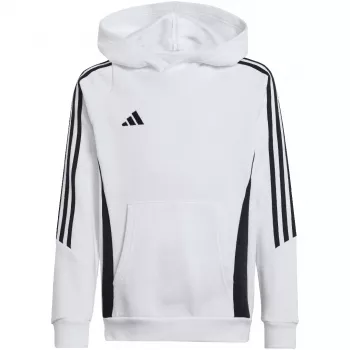 adidas Tiro 24 sporta krekls ar kapuci White IR7506 128cm