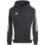 adidas Tiro 24 Sweat Hooded Black IJ7673 Vīriešu Treniņu Kapuce