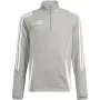 adidas Tiro 24 treniņu tops bērniem džemperis pelēks 128cm