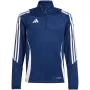 adidas Tiro 24 treniņu tops bērniem džemperis tumši zils IR9360 izmērs 140