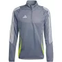 adidas Tiro 24 treniņu tops vidēji pelēks heather XL