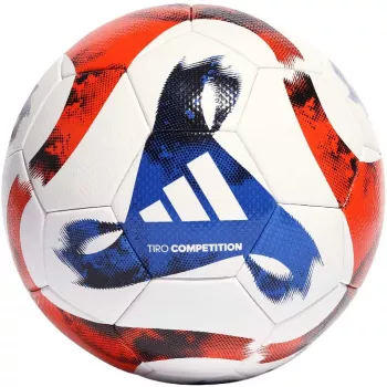 adidas Tiro Competition White-Blue-Red HT2426 4. izmēra futbola bumba