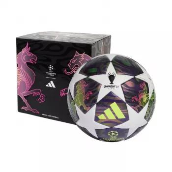 adidas UCL 25/26 Final League Box Futbols 4. izmērs Purpursarkans/Balts