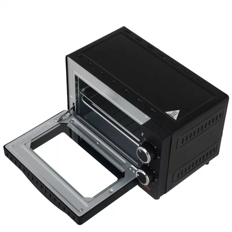 Adler AD 6032 kompakta elektriskā cepeškrāsns, 9 l, 650 W, melna
