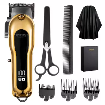 Adler Hair Clipper Camry CR 2844 matu griežamā mašīnīte ar vadu un bezvada, nerūsējošā tērauda asmeņi, 7 griešanas garumi