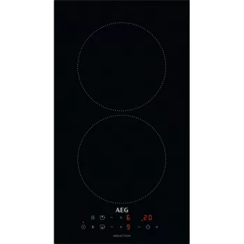 AEG IKB32300CB 2-Zonu Indukcijas Plīts, Skārienvadība, PowerBoost, Melna