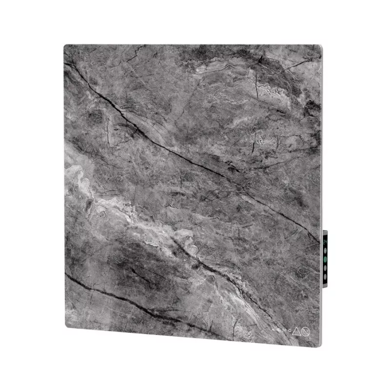 AENO Premium Eco Smart Quadro Sienas Sildītājs 500W, 50x50cm, Rūdīts Stikls, Infrasarkanais+Konvekcijas, LED Displejs, Wi-Fi, Antique Marble, Limited Edition