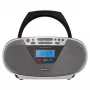 Aiwa BBTU-400SL pārnēsājamā stereo sistēma CD/FM RDS/USB/Bluetooth sudraba MP3 atskaņošana