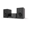 Aiwa MSBTU-600 50W Bluetooth CD Micro Hi-Fi System ar FM radio, USB, Aux-in, LED displeju un tālvadības pulti, Melns