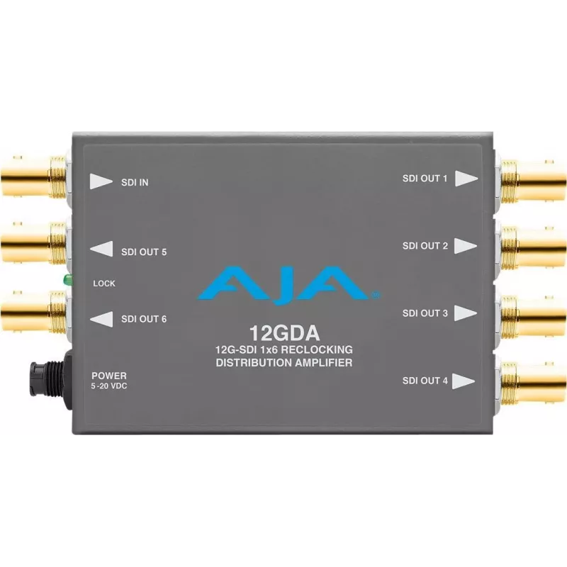 AJA 12GDA 12G-SDI 1x8 sadales pastiprinātājs
