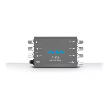 AJA C10DA 1x4 HD/SD-SDI sadalītājs ar pārklokēšanu