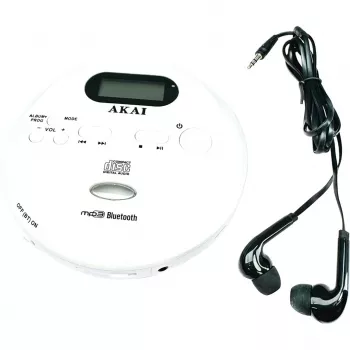 AKAI ACDP-100 Portatīvais CD atskaņotājs ar FM radio un pretlēcienu aizsardzību