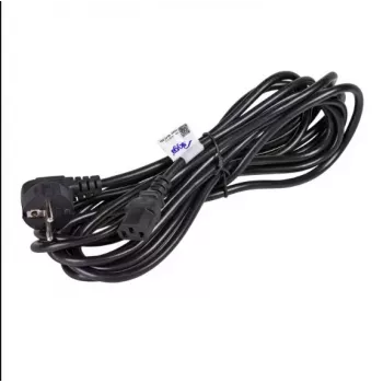 Akyga AK-PC-05A barošanas kabelis CEE 7/7–IEC C13, 5 m, melns