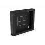 ALANTEC SA-SSW-18U-02-C Aizmugurējā sekcija (eņģes/sasvēršana) SW-18U-600-450-01-C skapim, melna 150mm
