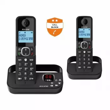 Alcatel 8517110010 DECT bezvadu klausule ar 1,5 collu dzintara fona apgaismojumu