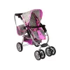 ALICE Baby Doll Stroller 2-in-1 Carrycot Bag Pink Stars