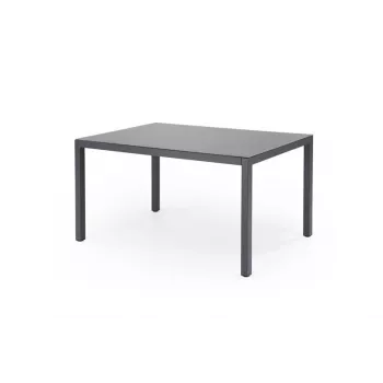 Allibert Outdoor HOVER dārza galds, antracīta krāsā, taisnstūra formas, 6 vietām, UV un laikapstākļu izturīgs, bez instrumentiem montējams