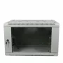 ALLNET 19 inch Sienas skapis 6U 600x600mm Gaiši Pelēks Flat Pack SMA Series