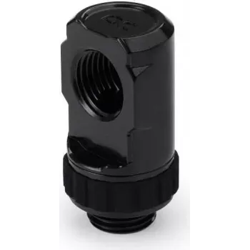 Alphacool Apex Grip 90° rotējošs adapters G1/4 vīriešu uz sieviešu - Deep Black 14807