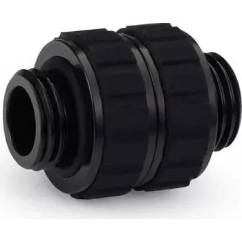 Alphacool Apex Grip dubultā nipļa adapters G1/4 vītne uz vītni, rotējošs, melns 14809