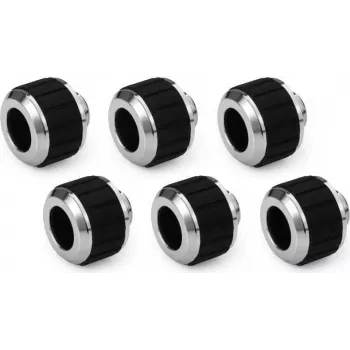 Alphacool Apex Grip HardTube kompresijas savienojums 13mm G1/4 hromēts - 6 gab. 14927