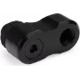 Alphacool Apex Grip Offset Adapter 27mm Dual 90° G1/4 vīriešu uz sieviešu grozāmais melns 14814