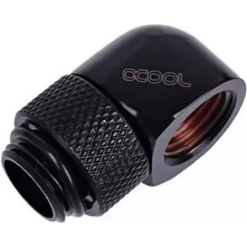 Alphacool Eiszapfen G1/4 collu aizbāžņa spraudnis Deep Black - misiņa aizbāznis ar EPDM O-gredzenu (17217)