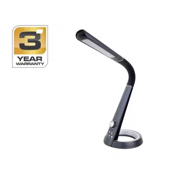 Alto BL1063B melna LED galda lampa ar pieskāriena aptumšošanu un USB uzlādes pieslēgvietu