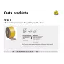 Alumīnija oksīda abrazīvā papīra rullis P40 115mm x 50m PS 30 D