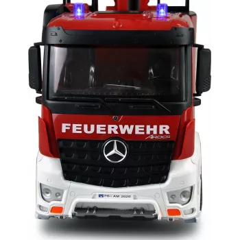 Amewi Mercedes-Benz ugunsdzēsēju mašīna ar pacēlāju 1:18 RTR 2.4GHz ar ūdens smidzinātāju