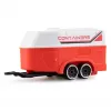 AMEWI RC Pickup Die Cast ar zirgu piekabi 1:64 RTR sarkans (22681)