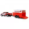 AMEWI RC Pickup Die Cast ar zirgu piekabi 1:64 RTR sarkans (22681)
