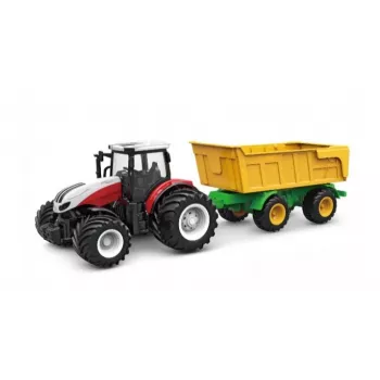 AMEWI RC traktors ar nolaižamu piekabi 1:24 mērogā 2,4GHz 6 kanālu Li-Ion 500mAh